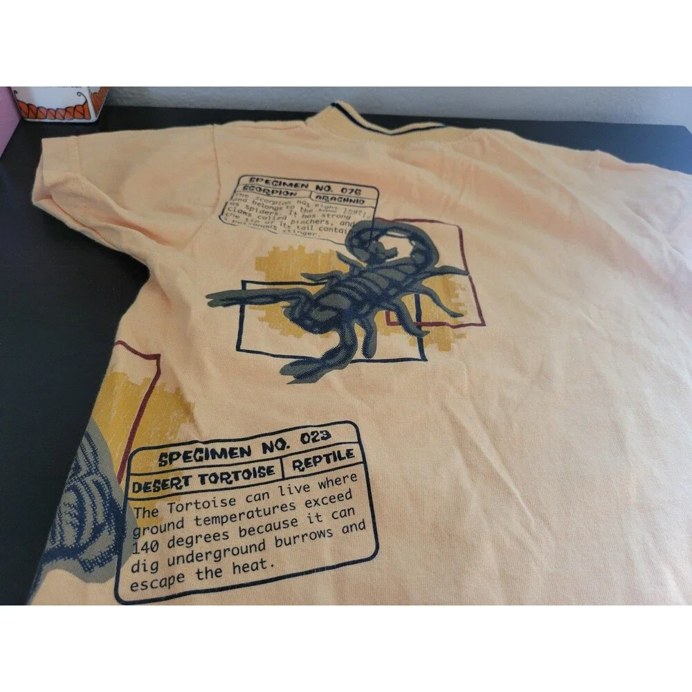 Vintage Heathtex Animal Facts Unisex Tee Size 4